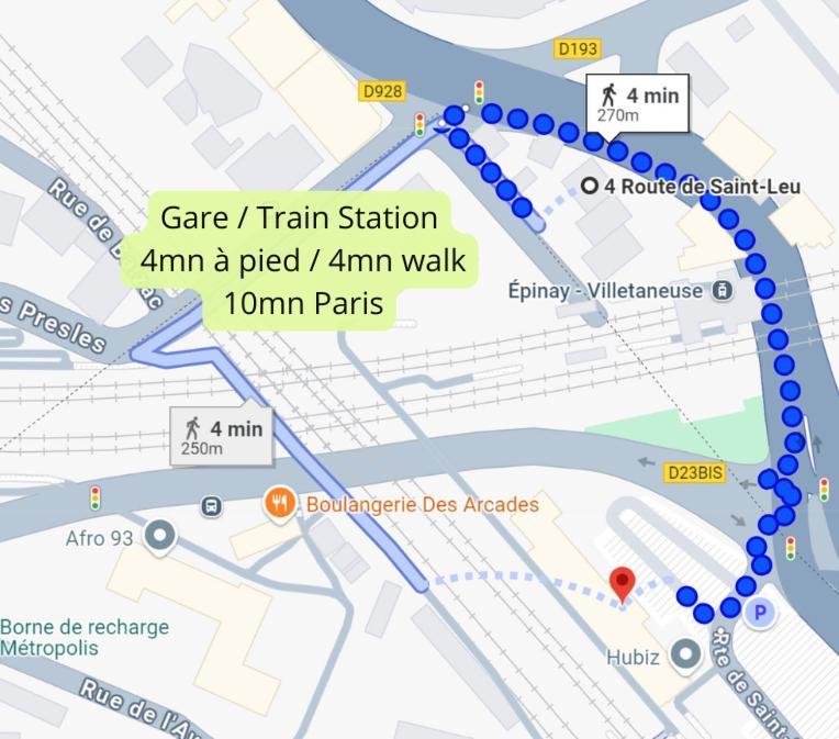 Gare En Face A Pied - Paris 10Mn - Parking Prive Gratuit - De 1 A 8 Personnes - Souplex - Tout Equipe - Entierement Renove Montmagny Eksteriør billede